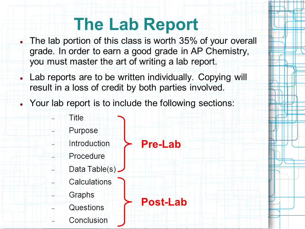 Lab Report Writing